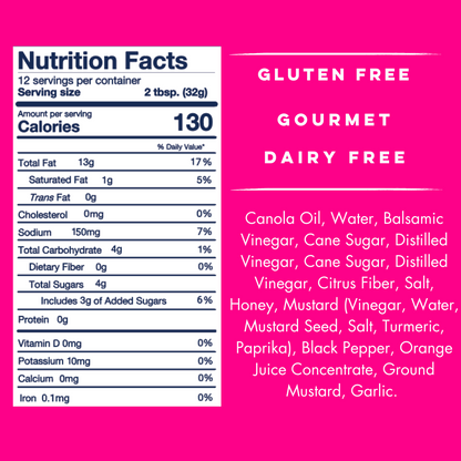 Honey Balsamic by Yo Mama's Foods