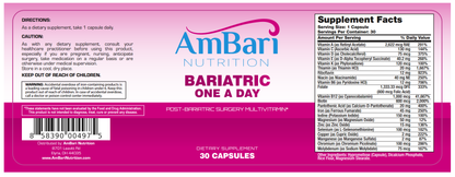 Bariatric One-A-Day Multivitamin