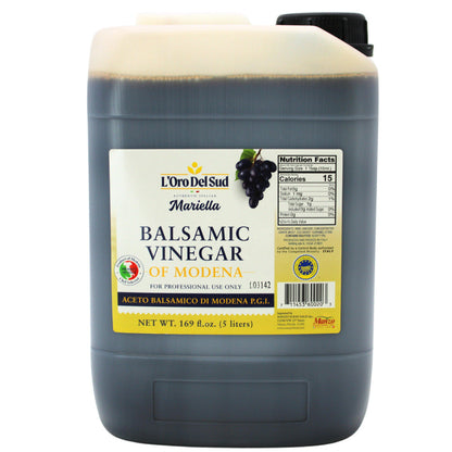 L'Oro Del Sud, Aged Balsamic Vinegar of Modena, IGP Certified, 5 Liters (169 fl oz)