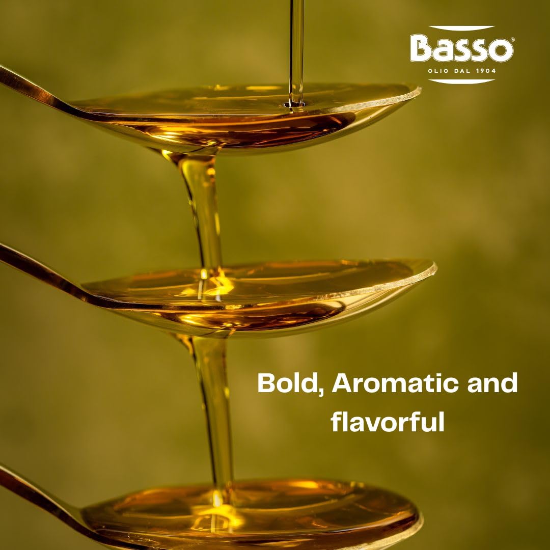 Basso 1904 100% Pistachio Oil – Cold-Pressed Italian Pistachio Oil for Dressings, Baking, Drizzling & Dipping – Product of Italy – 250ml