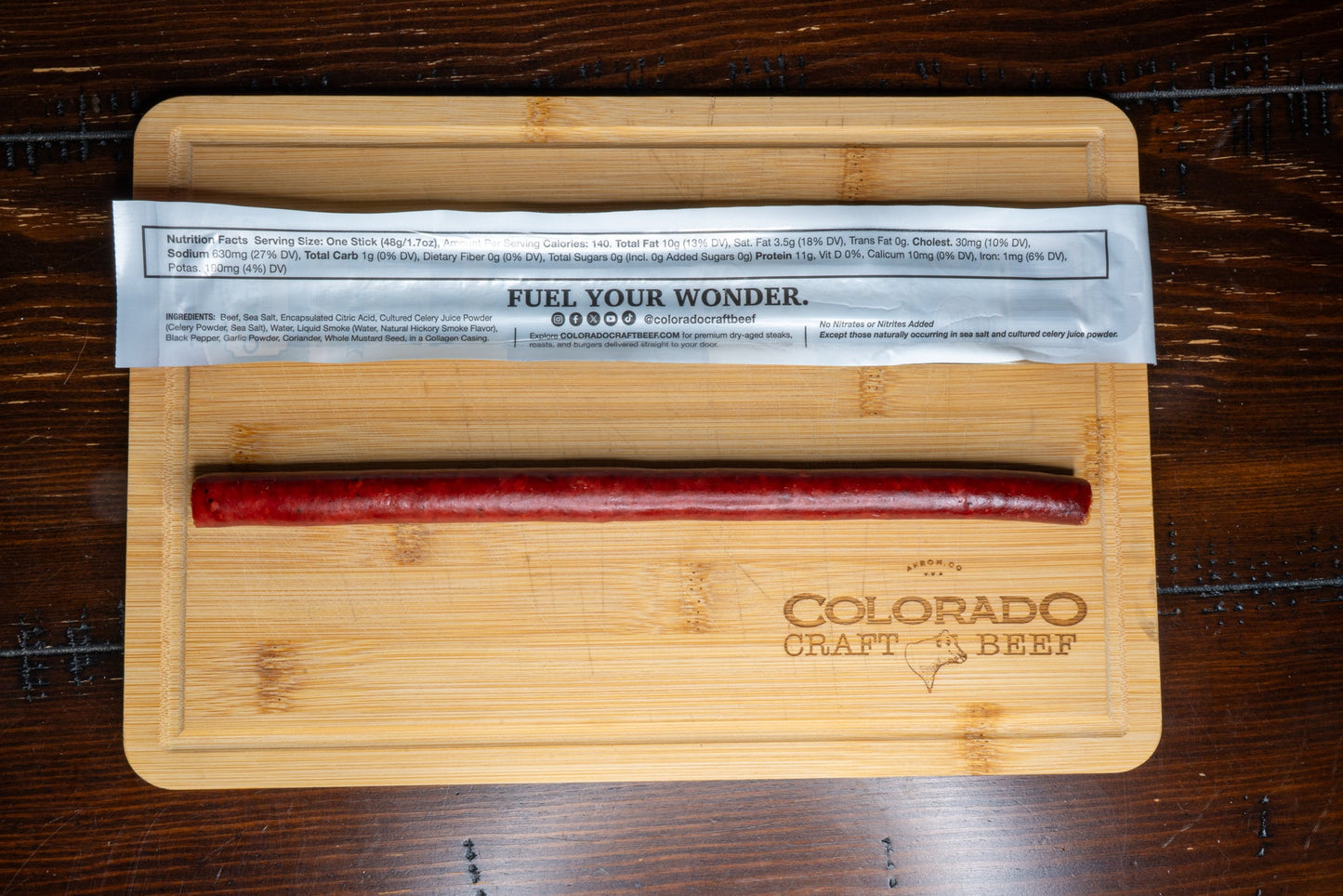 Beef Stick Box – 30 Dry‑Aged, Double‑Smoked Sticks