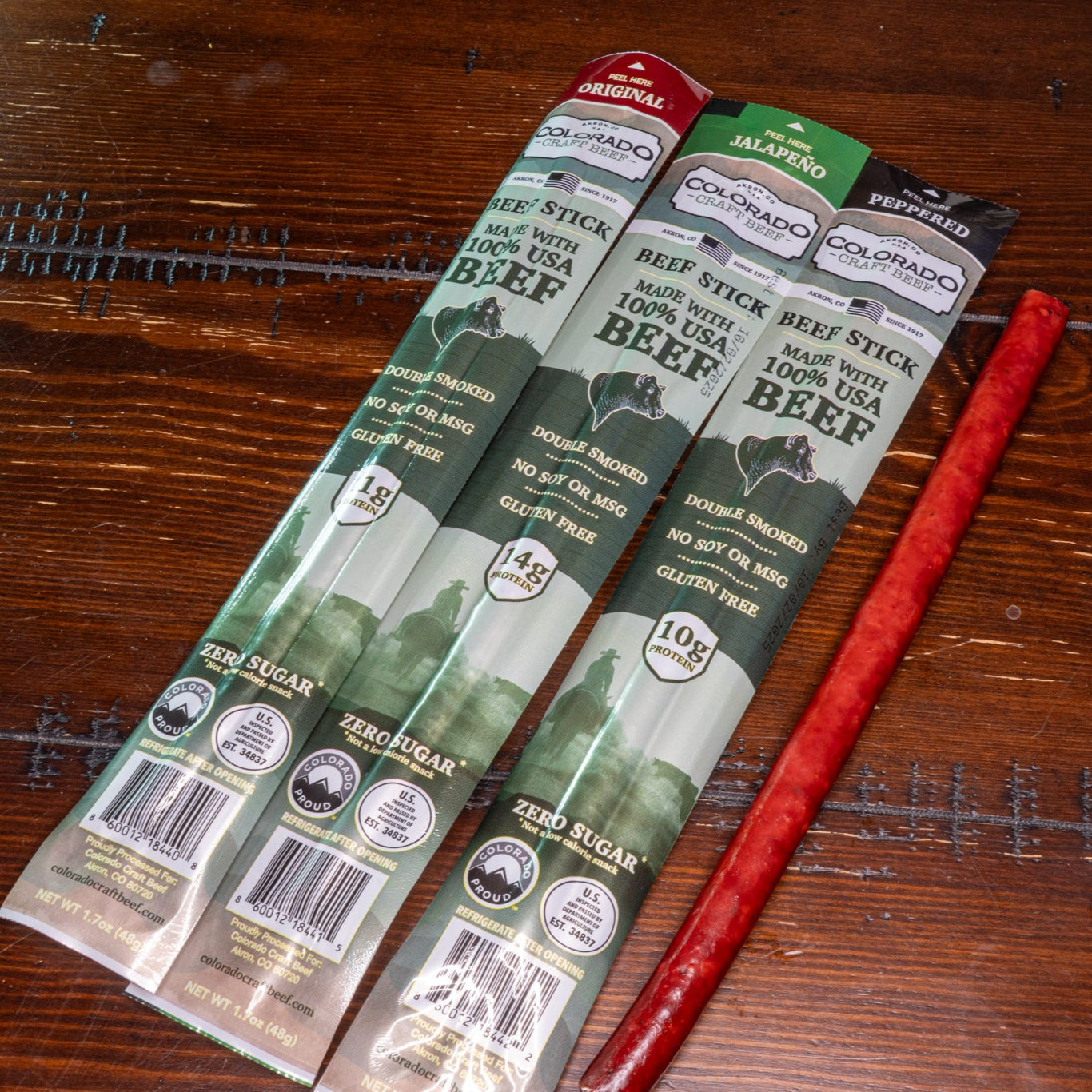 Beef Stick Box – 30 Dry‑Aged, Double‑Smoked Sticks