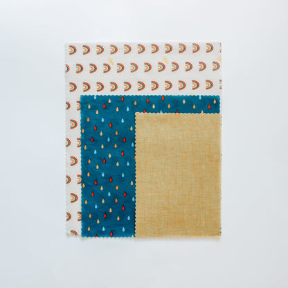 Goldilocks Goods Beeswax Food Wraps: Rainbows Set of 3