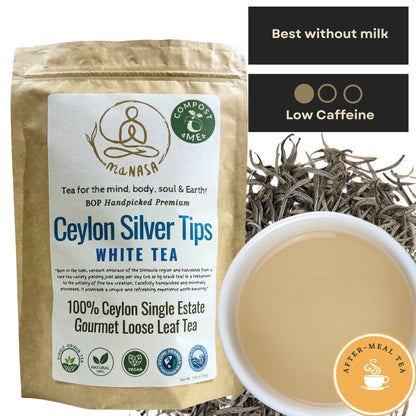 Ceylon Silver Tips Tea | Loose Leaf White Tea