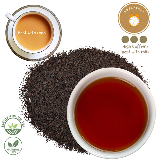 English Breakfast Dimbula BOP | Norwood Heights Gold | Ceylon Loose Leaf Strong Black Tea