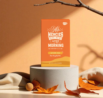 Bible Verse Tea "His Mercy's Are New Every Morning"