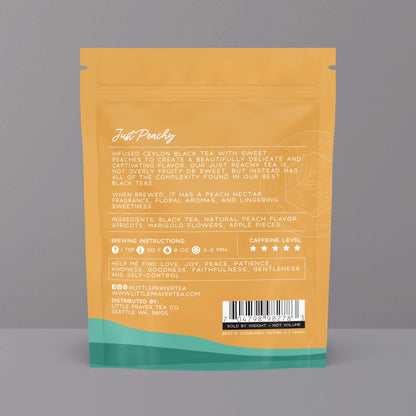 Bible Verse Tea "Hope Is An Anchor" Peach Black Tea