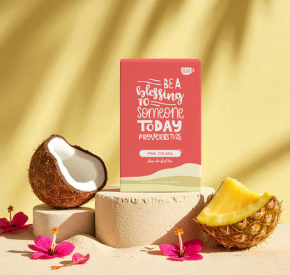 Bible Verse Tea "Be A Blessing" Pina Colada Herbal Tea