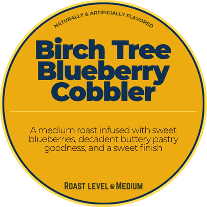 Birch Tree Blueberry Cobbler