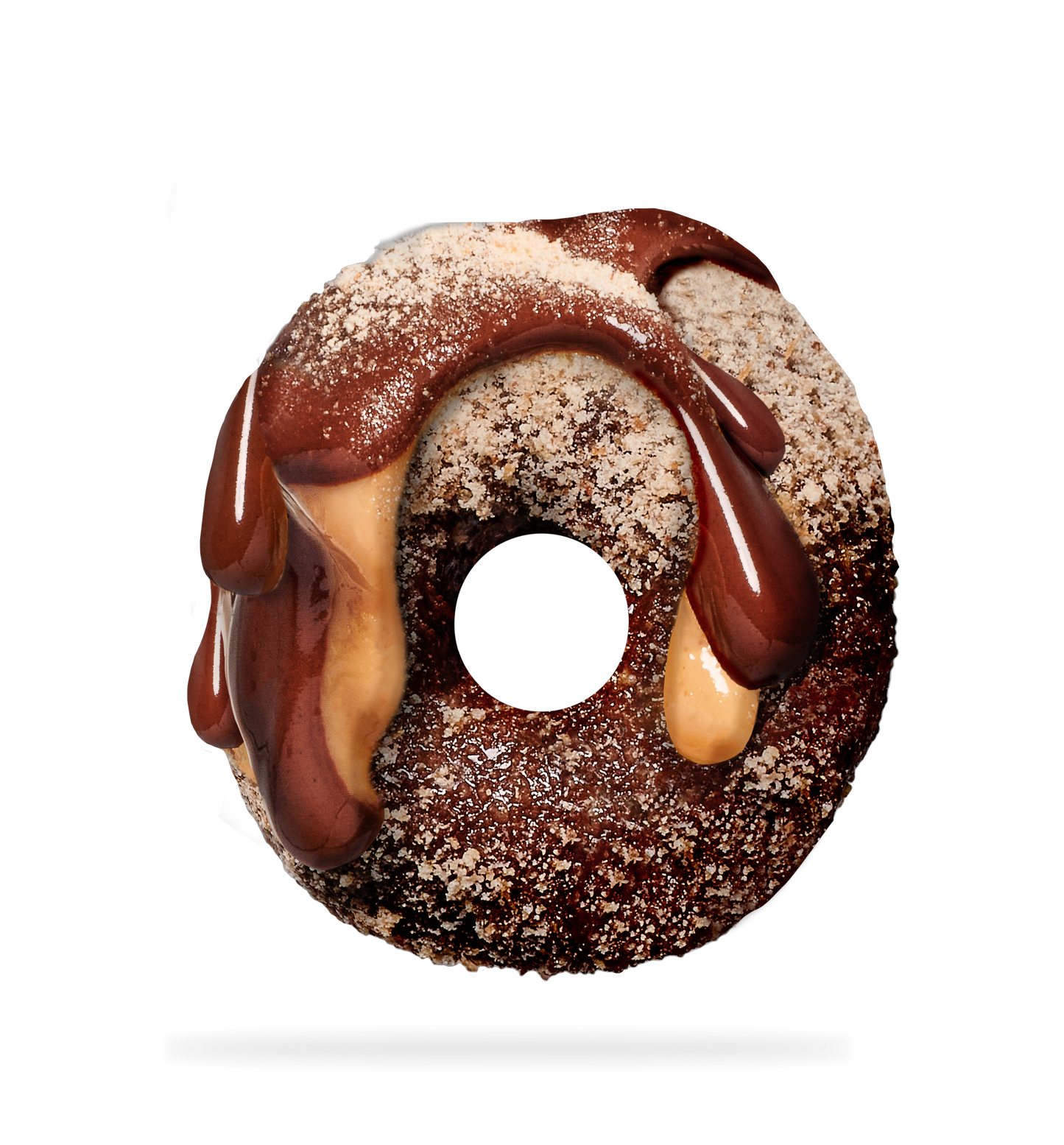 French Squirrel Bisous: Peanut Butter & Chocolate-Coated Gluten-Free Cereal Clusters Bag - 4 Bags case