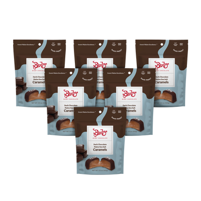 Dark Chocolate Sea Salted Caramels--6 Pouches
