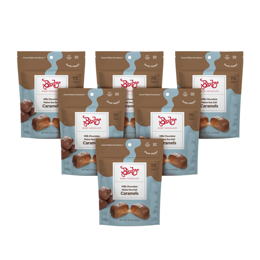 Milk Chocolate Sea Salt Caramels--6 Pouches