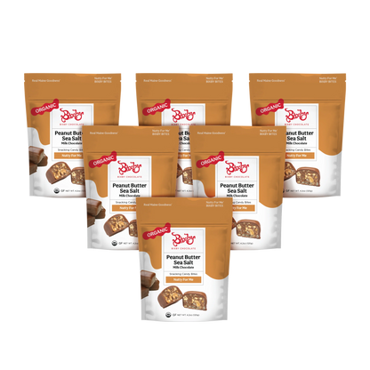 Nutty For Me Bixby Bites: Milk Chocolate + Crunchy Peanut Butter + Maine Sea Salt