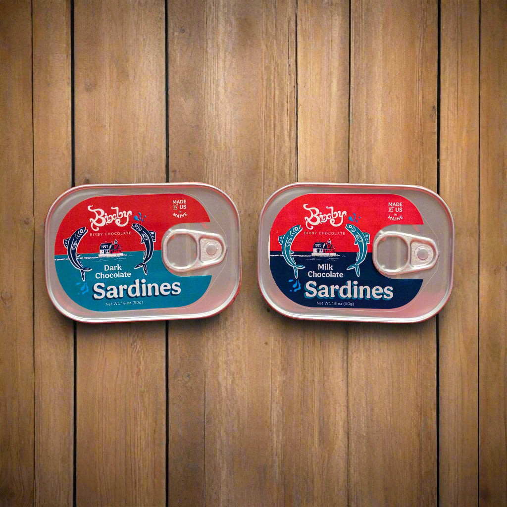 Chocolate Sardines, Tinned
