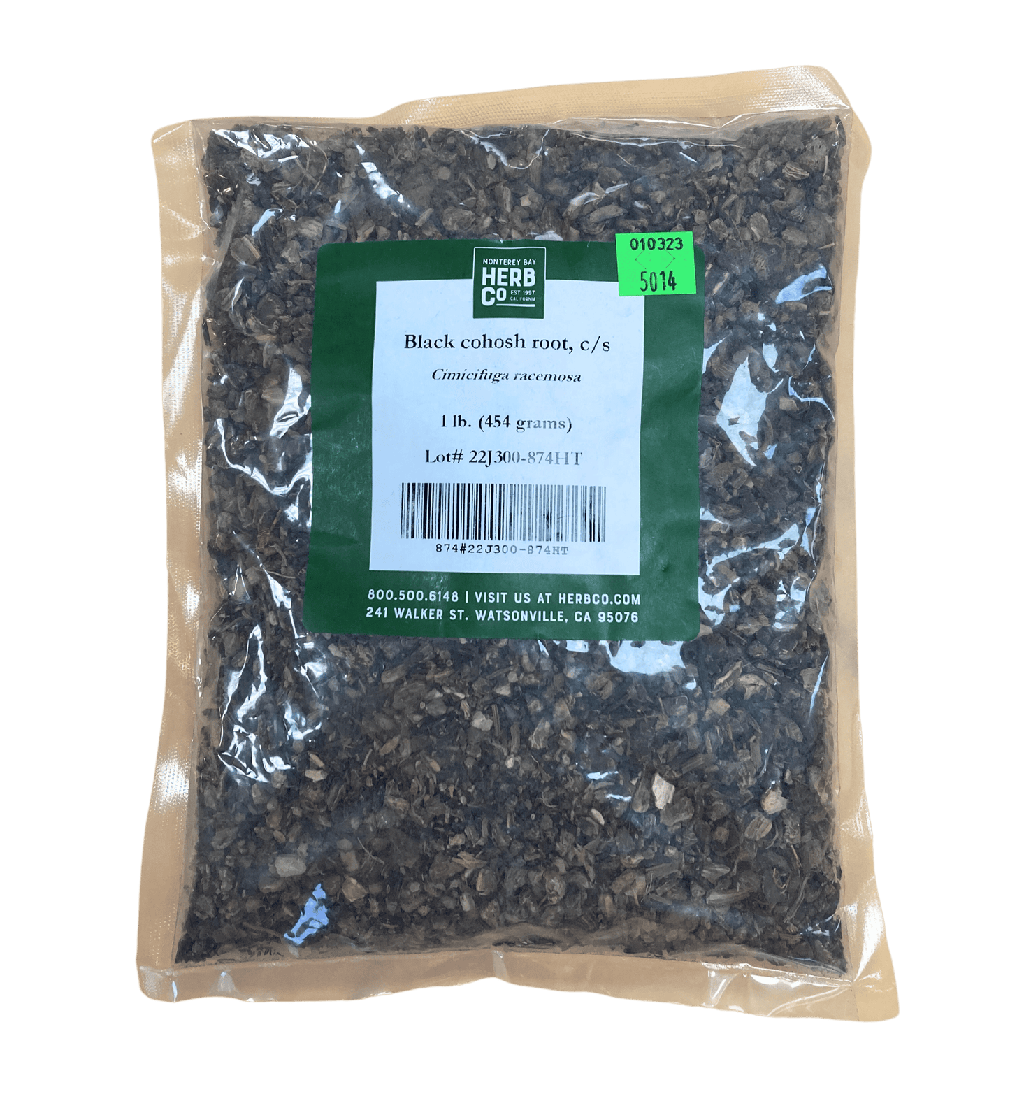 Black Cohosh Root, Cut, Sifted