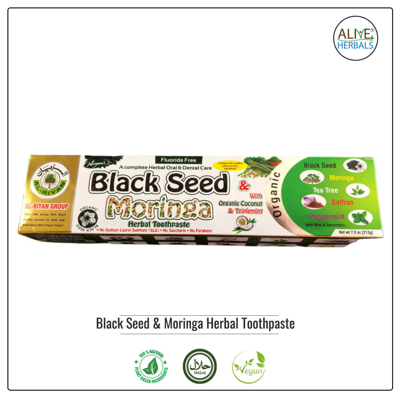 Black Seed & Moringa Herbal Toothpaste