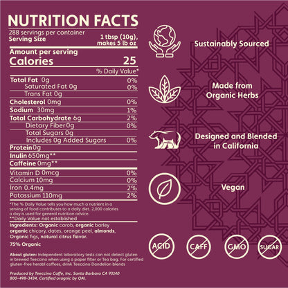 Blood Orange Chicory Herbal Coffee