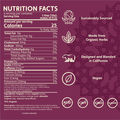 Blood Orange Chicory Herbal Coffee