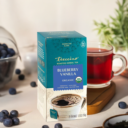 Blueberry Vanilla Chicory Herbal Tea
