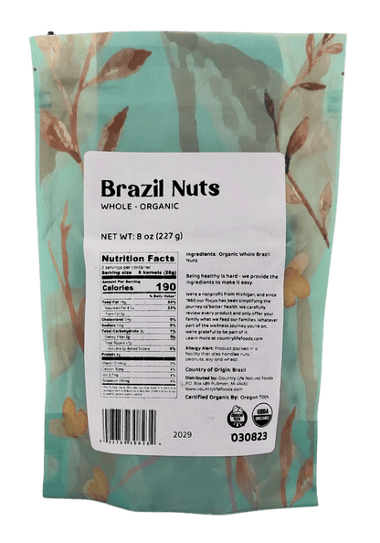 Brazil Nuts, Whole, Organic