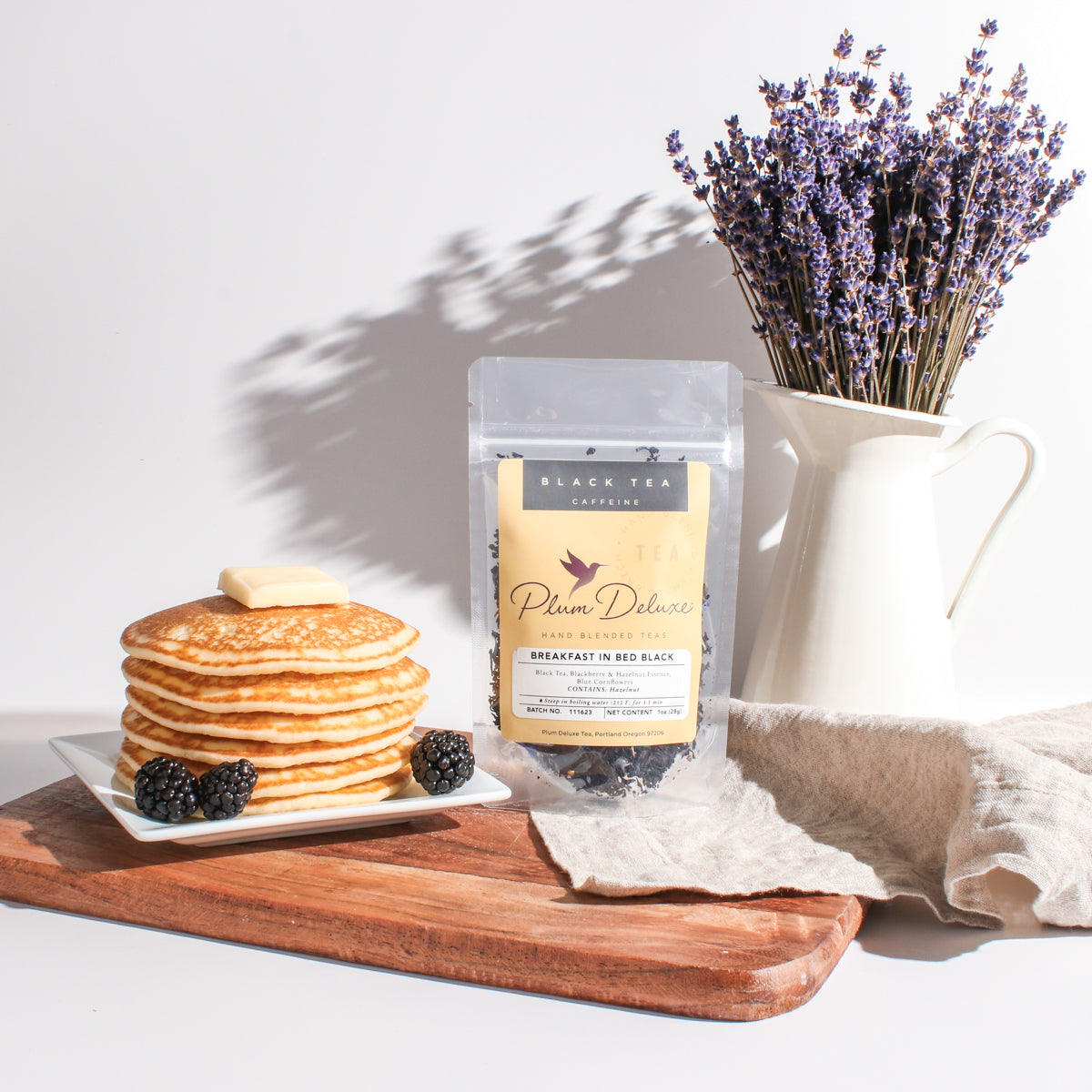 Plum Deluxe Tea Breakfast in Bed Black Tea (Blackberry - Hazelnut)