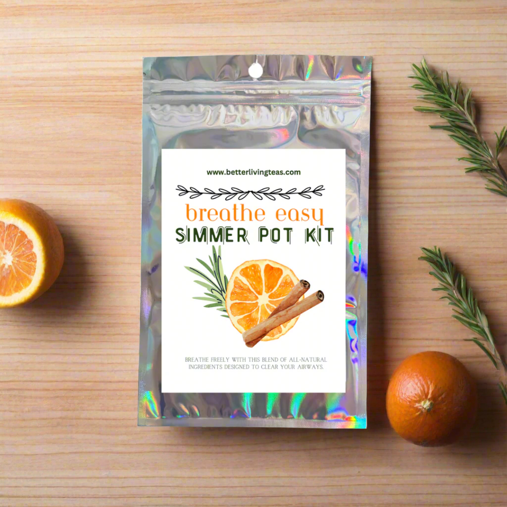 Stovetop Potpourri Simmer Pot Kits-  Breathe Easy Natural Congestion Relief