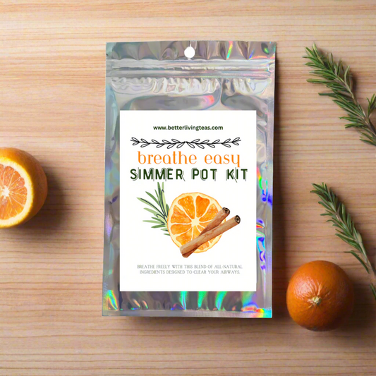 Stovetop Potpourri Simmer Pot Kits-  Breathe Easy Natural Congestion Relief