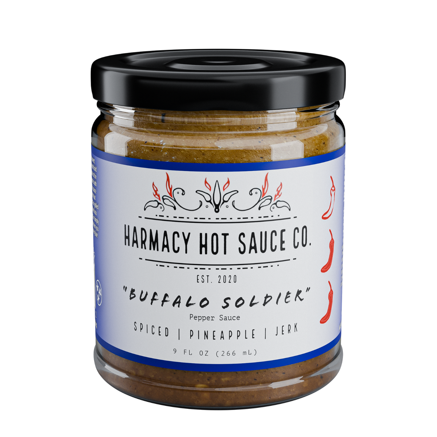 Buffalo Soldier - Grilled Pineapple Jerk Sauce (9oz)