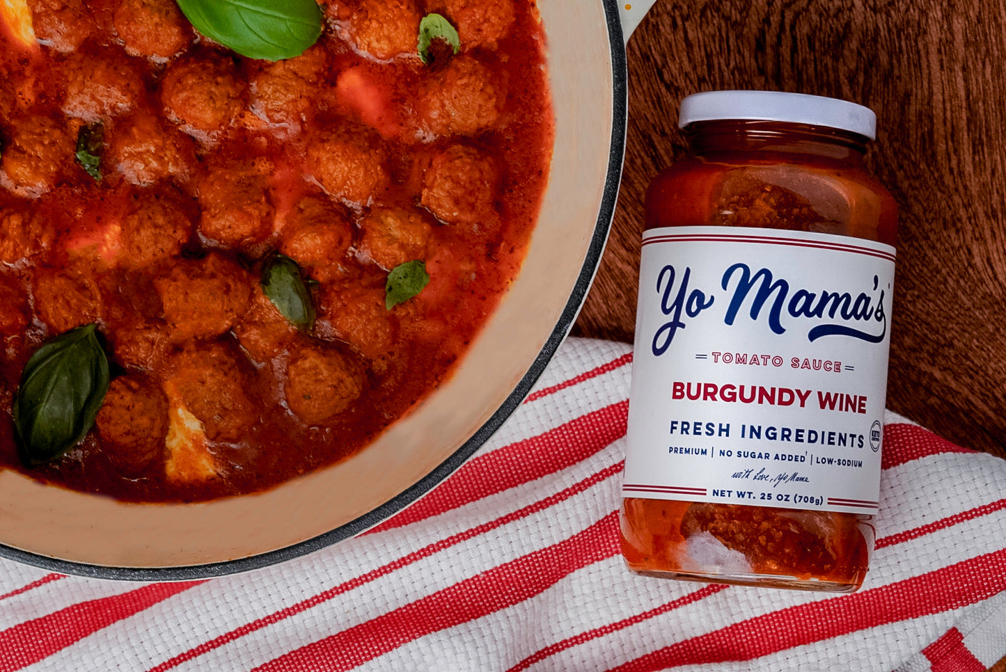 Burgundy Wine Sauce by Yo Mama's Foods