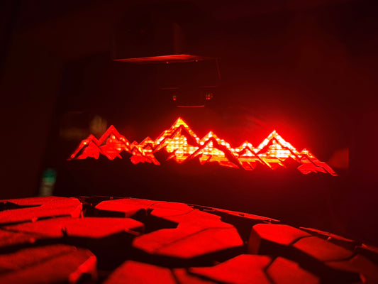 Laser Series Acrylic Third Brake Light Overlay - 2018+ Wrangler JL