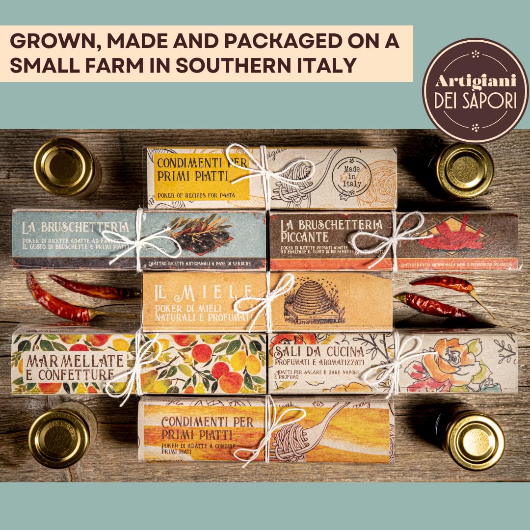 Artigiani dei Sapori, 4 Pack, Bruschetta Set "La Bruschetteria", each 1.3oz (36g)