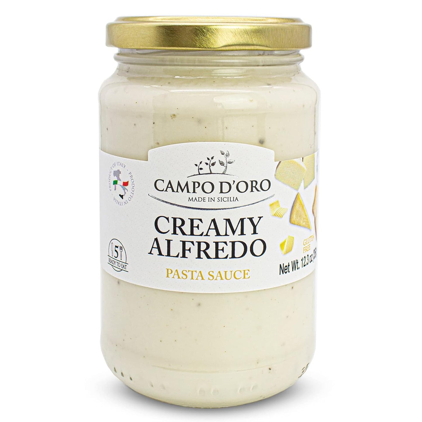 Campo D'Oro, Creamy Alfredo Pasta Sauce, 12.3 oz (348g)