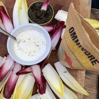 Omnivore Limone Salt 6 oz. Bag - 6 Bags x 6 oz case