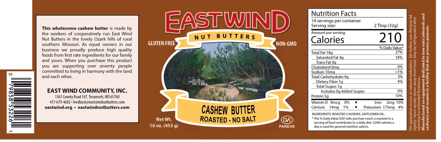 Cashew Butter- 2 Ingredients