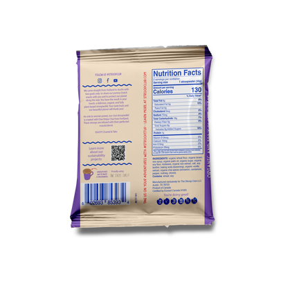 Stroop Club Chai Caramel Plant Based and Organic Stroopwafels Box - 12 packs x 2-pack case