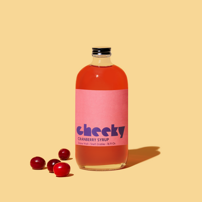 Cheeky Cocktails Cranberry Syrup