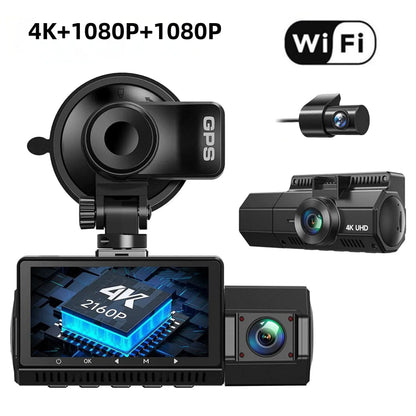 Style Loft Collection AutoStyle 4K WiFi Dashcam with Night Vision