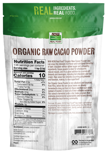 Cacao Powder, Organic, Raw