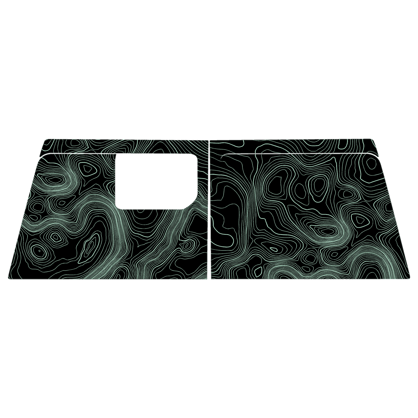 Topo Cargo Area Overlay Kit Part 1 (Printed Series) - 2021+ Bronco 4 Door