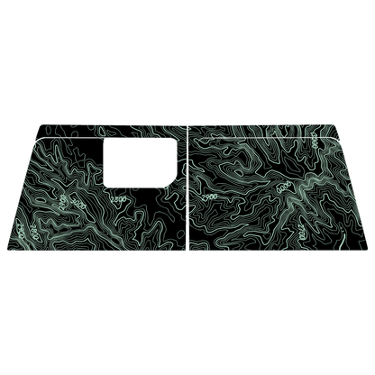 Topo Cargo Area Overlay Kit Part 1 (Printed Series) - 2021+ Bronco 4 Door