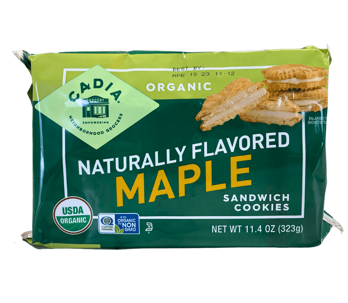 Sandwich Cookies, Organic, Cadia