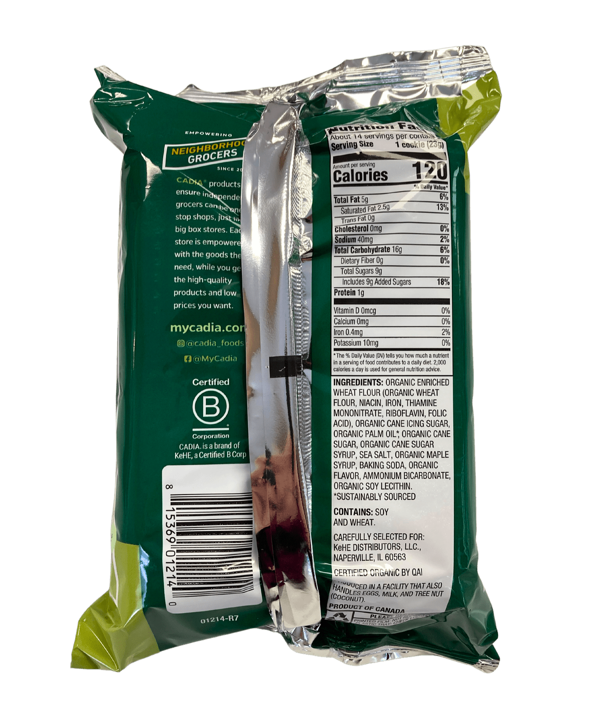 Sandwich Cookies, Organic, Cadia