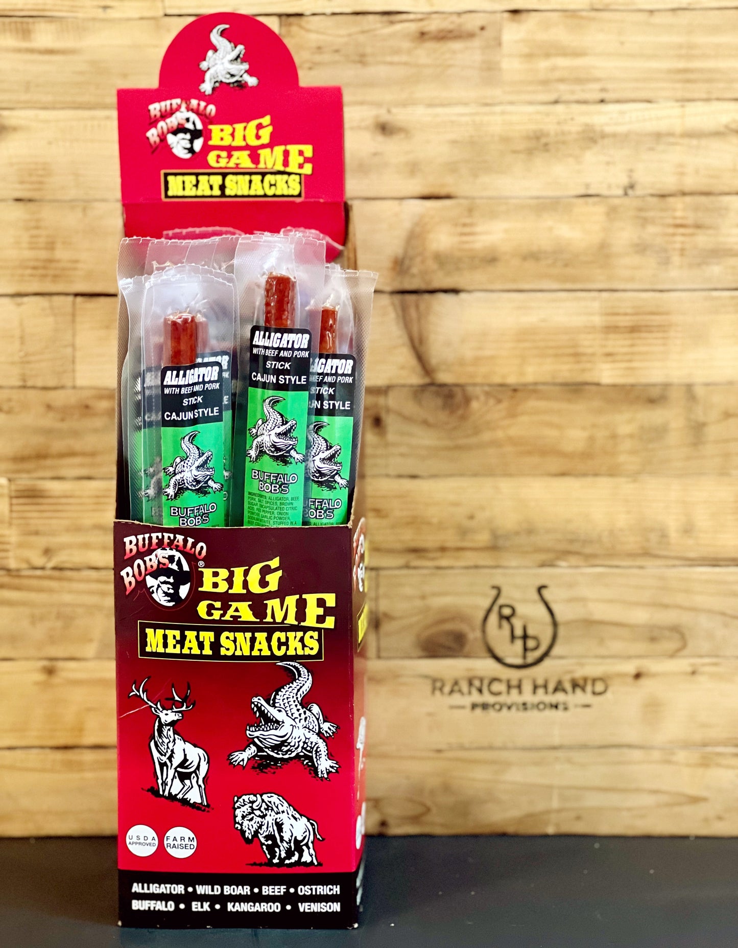 Alligator Beef Jerky Stick (Cajun-flavor)