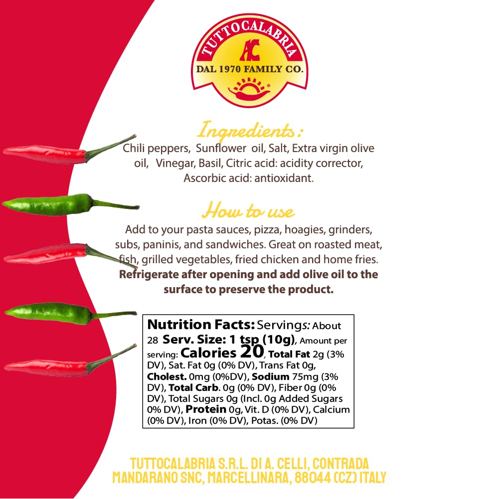 TuttoCalabria Calabrian hot Chili Pepper Pate – 8 oz (227g)