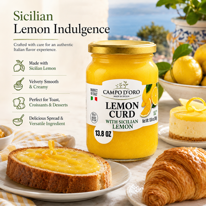 Campo D'Oro, Lemon Curd, 13.8 oz