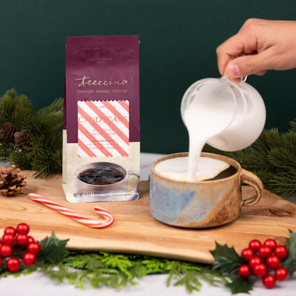 Candy Cane Chicory Herbal Coffee
