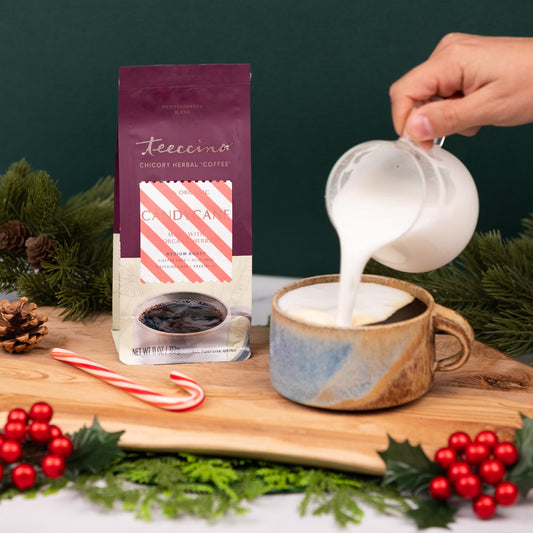 Candy Cane Chicory Herbal Coffee