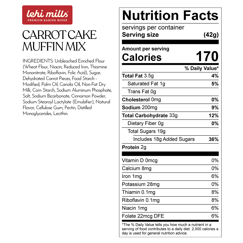 Carrot Cake Muffin Mix