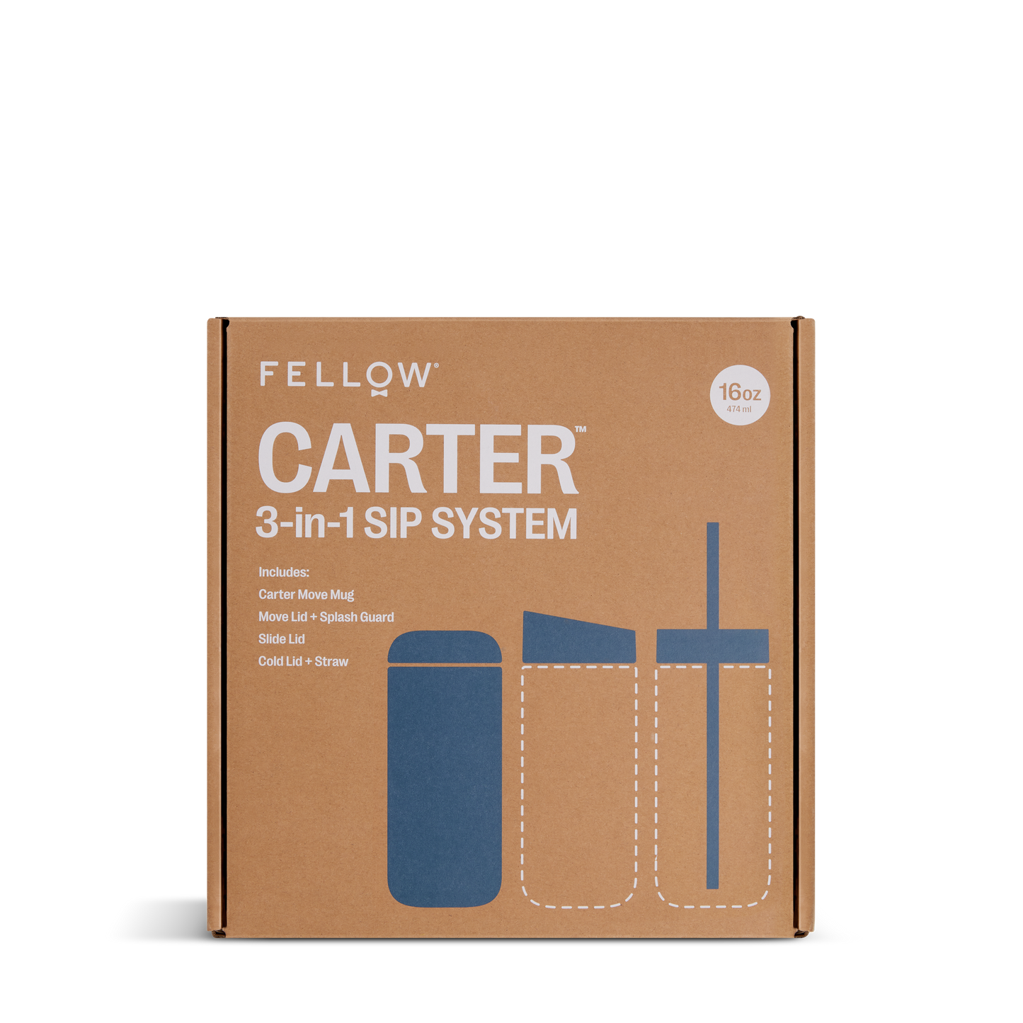 Fellow Carter 3-in-1 Sip System