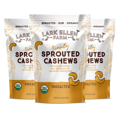 Cashews Unsalted, Sprouted Organic